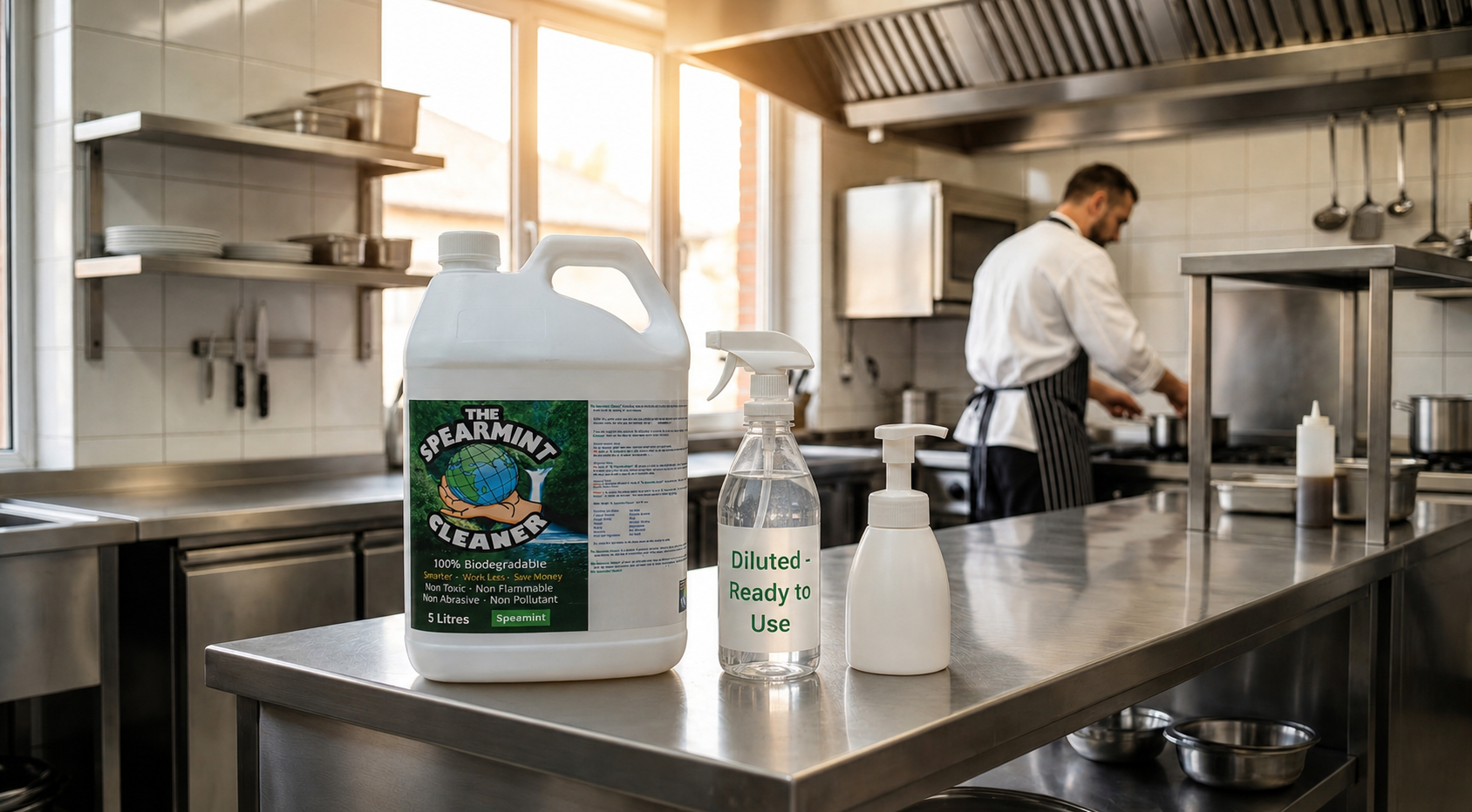 Commercial kitchen cleaning