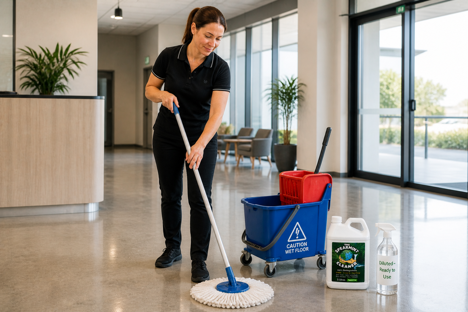 Floor mopping